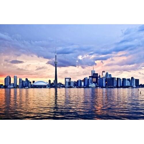 High Spray Lake View Painting Picture Printed Art Beautiful Scenery Wall Pictures High Quality Home Art Decoration