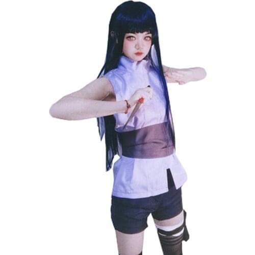 Anime THE MOVIE Hyuga Hinata Halloween Party Cosplay Costume