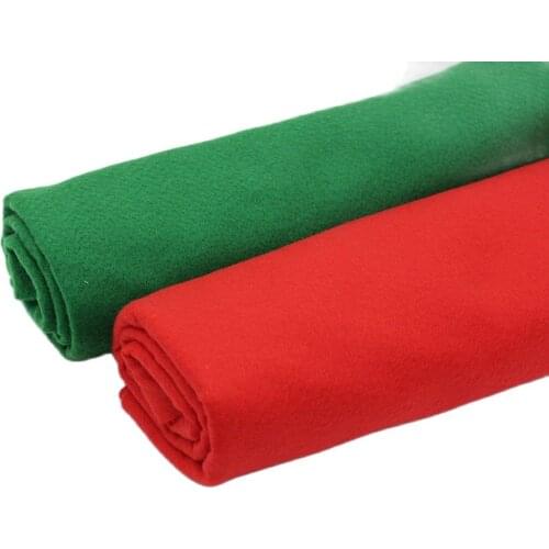 Christmas Red Green Soft Felt,Royal Nonwoven Fabrics,Felt Craft,Scrapbooking,For DiyToys Stuff Skin,Decoration Material