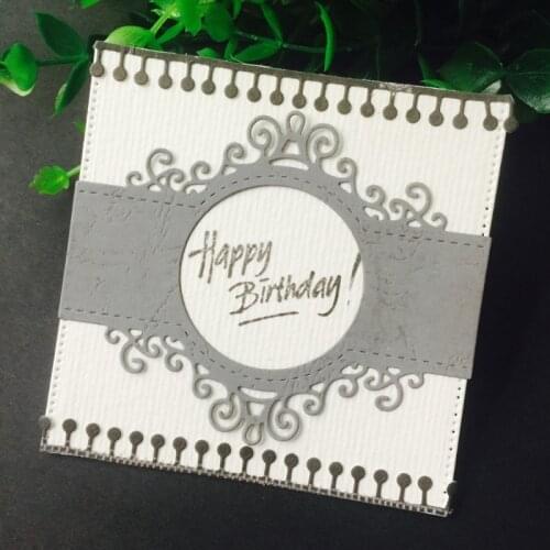 Lace Metal Cutting Dies Stencil DIY Scrapbooking Embossing Paper Card Decoration M17D