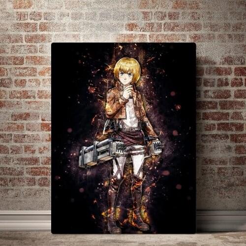 Modular Attack on Titan Canvas Painting Home Decor HD Printed Armin Arlert Poster Modern Wall Art Pictures Living Room Framed