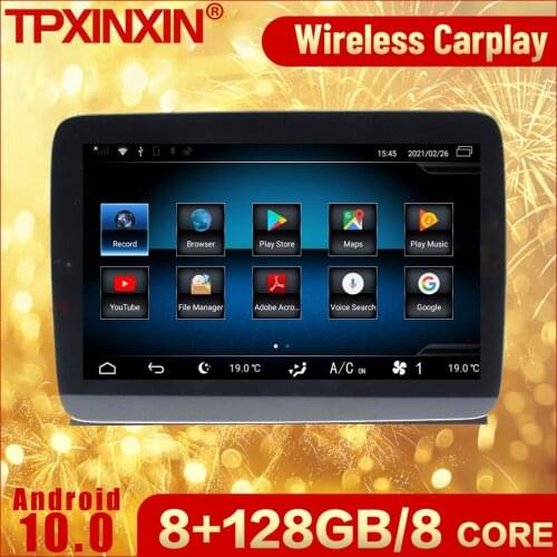 8+128G 2 Din Android Multimedia Stereo Receiver For Mercedes Benz ML 2012 2013 2014 2015 2016 IPS GPS Naci Video Audio Head Unit