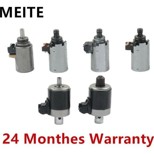 6PCS Transmission Shift Solenoid Valve Set For Mercedes Benz ML320 ML430 G500 G55 E55 AMG 722.6 RE5F22A A1402770535 A1402770435
