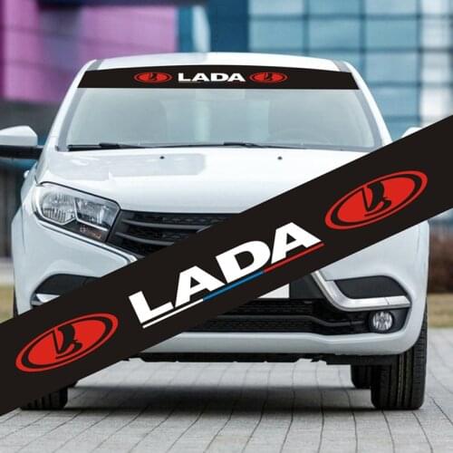 1pcs New type car windscreen windshield stickers For Lada Vesta SW Xray Cross Niva Kalina Priora Car Styling accessories