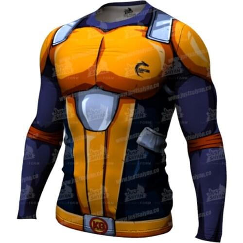 Autumn New Cartoon Printing Quick Dry Running T Shirt Men Fitness Tight Sport Tops Gym Bodybuilding Mens Compression Jerseys