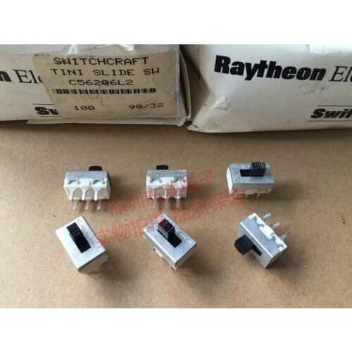 Original new 100% C56206L2 toggle switch 6pin 2gear slide switch handle long 5MM