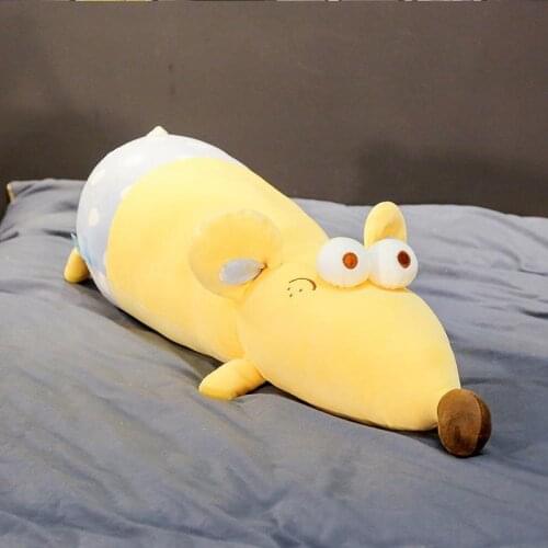 Mouse plush toy imitation doll, doll, cute mouse doll, creative pillow holder for children, gifts for boys and girls