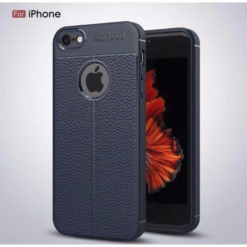 Anti-knock Case For iPhone X Case iPhone 8 Cover Carbon Fiber Soft TPU Silicone Back Cover For iPhone 5 6 6s 7 8 Plus Phone Case