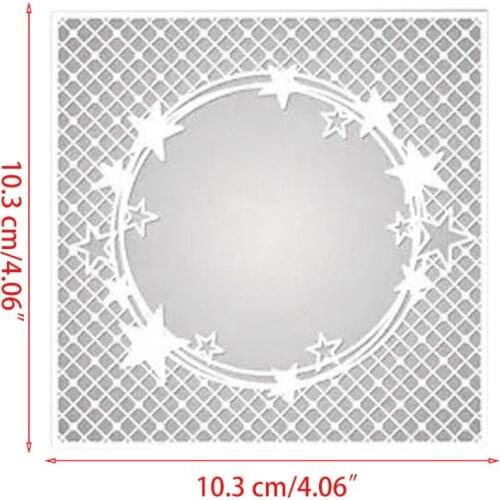 Hollow Star Metal Cutting Dies Stencil Scrapbooking DIY Album Stamp Paper Card M68E