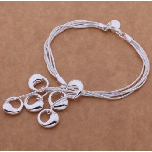 SL-AH013 Wholesale Silver Color Gift Women Lady Nice High Quality Fashion Jewelry Tai Chi Hanging Round Lock /bcbajtia Abaaisha