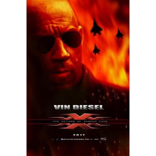 Lot style Choose xXx Return of Xander Cage Movie Art print Silk poster Home Wall Decor