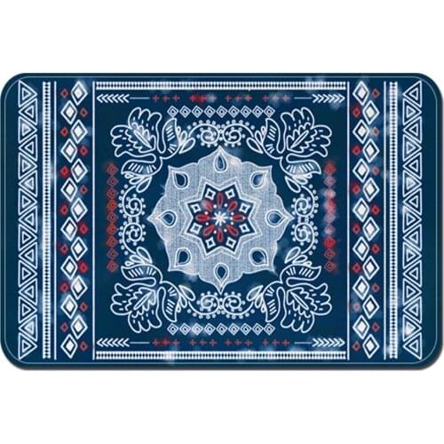 Tie-dye Printing Bath Mat Anti-slip Bathroom Floor Mat 40*60cm Mat