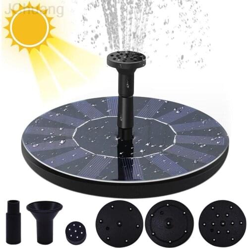 Mini Solar Water Fountain Pool Pond Waterfall Fountain fontein zonneenergie Outdoor Bird Bath Solar Powered Floating Water