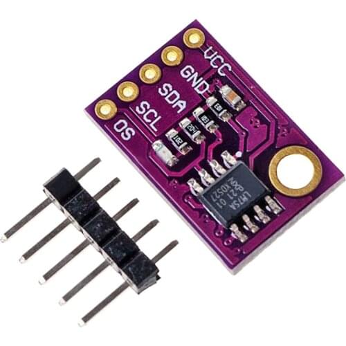 1 PCS LM75 Temperature Sensor High-speed I2C Interface High-precision Development Board Module LM75AD LM75BD