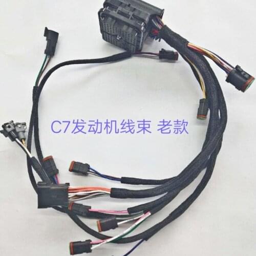 Excavator Parts for Caterpillar 324D/325D/329D C7 EFI Engine Wiring Harness Old 198-2713
