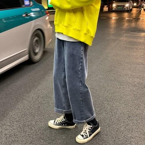 Zeeshant Men's Wide Leg Jeans