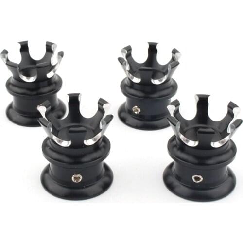 4PCS/Set Motorcycle Head Bolt Topper Cover Cap Engine Cover Trim for Sportster XL883 XL1200