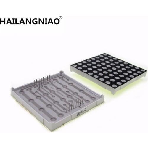 8x8 5mm Dot Matrix 8*8 16Pin Digital Tube Red Common Anode LED Display DIY Electronic Module 2088BS 2088AS