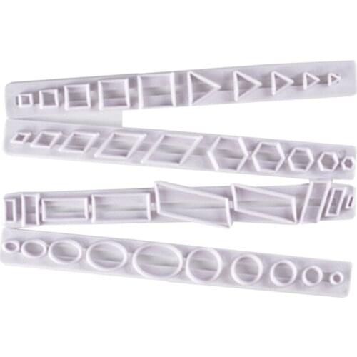 Birthday Party Alphabet Letter Cookie Press Stamp Embosser Cutter Fondant Mould Kitchen Cake Cream Bread Baking Printing Tools