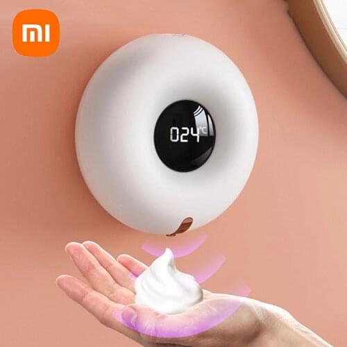 2021 Xiaomi Xiaozhi LED Display Automatic Induction Foaming Hand Washer Sensor Foam Household Infrared Sensor Soap Dispenser