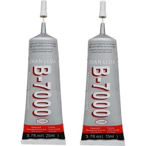 B-7000 Glue 15ml 25ml B7000 Multi Purpose Glue Adhesive Jewelry Resin Repair Cell Phone LCD Touch Screen DIY Super Glue B-7000