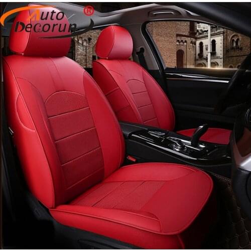 AutoDecorun Custom Fit Cowhide Seat Covers for Audi Q7 Accessories 2008 2016 Seat Cover Genuine Leather 5 & 7 Seats Protectors
