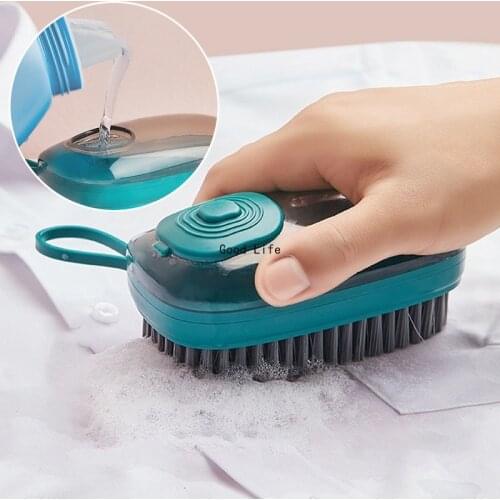 Cleaning Brush Kitchen Gadgets Household Automatic Liquid Addition Cleaning Supplies Dishwashing Brushes Laundry Tools