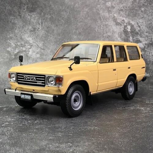 KYOSHO 1:18 Toyata LAND CRUISER LC60 Alloy Fully Open Series Simulation Metal Diecast Model Cars Kids Toys