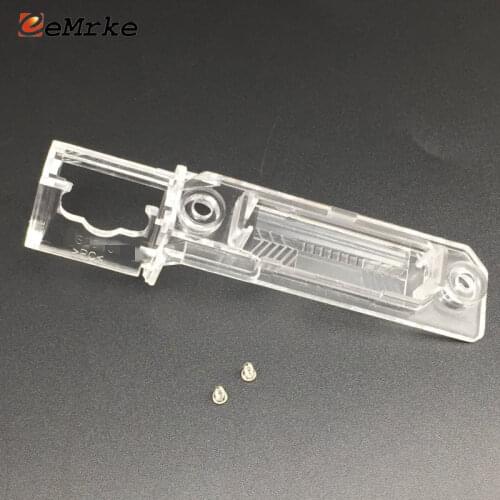 EEMRKE Car Rear View Camera Bracket for Volkswagen Touran / Cross Touran / Caddy IV III License Plate Lights Housing Mount