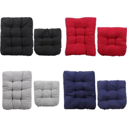 Solid Color Cushion Soft Comfortable Rocking Chair Seat Cushions Reclining Chair Cushion Seat and Back Cushions