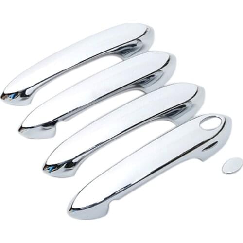 Fit For BMW X5 G05 2019 2020 5PCS Chrome Side Door Handle Cover Trim Frame Protector Accessories