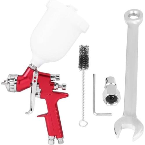 ROLKETU professional spray gun gfg red HVLP car paint gun 1.3mm automotive Gravity feed painting tools