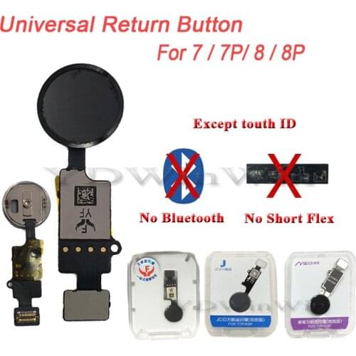 10pcs 3rd Gen Design Universal Home Button Flex Cable For IPhone 7 8 7 Plus 8 Plus Menu Keypad Restore Ordinary Return Function