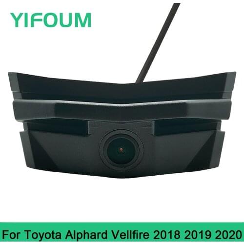 YIFOUM HD CCD Car Front View Parking Night Vision Positive Waterproof Logo Camera For Toyota Alphard Vellfire 2018 2019 2020