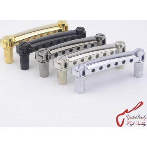 1 Set GuitarFamily Electric Guitar Bridge Tailpiece For Tune-O-Matic Bridge ( #0676 ) MADE IN KOREA