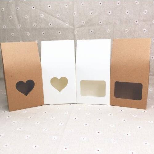 8pcs Newest Design gift Packaging Box with handle Jewelry and Cookie Organizer Paper Bag Vintage Classic Kraft Storage Bag