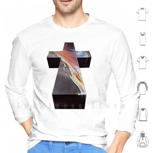Justice Woman Cross Album Cover Hoodie Long Sleeve Justice Cross Album Cover Electro French Woman Safe And Sond Randy