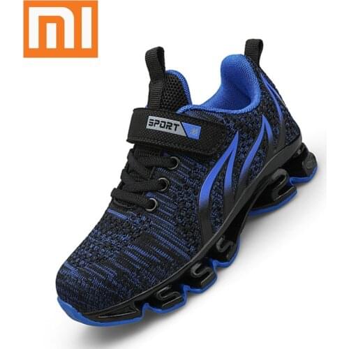Xiaomi Kids Running Shoes Boys Tenis Sneakers Breathable Air Mesh Children Designer Shoes Fashion Non-slip Girls Casual Sneakers