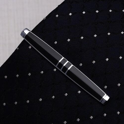 KFLK quality cufflinks stickpin gift tie pin men black tie clip cufflinks stickpin 2020 new products