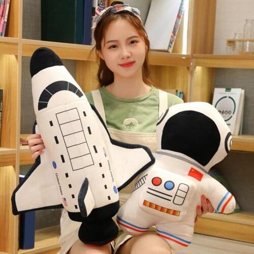 Lightweight Plush Doll Cute Shape Skin-friendly Collectible Built-in PP Cotton Space Astronaut Stuffed Doll Toy Birthday Gift
