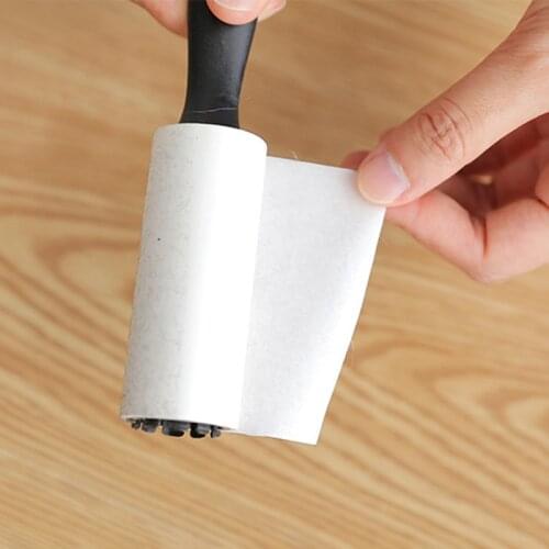 Clothes Coat Sticky Lint Roller Dog Pet Hair Remover Mini Portable Cleaning Device JS22