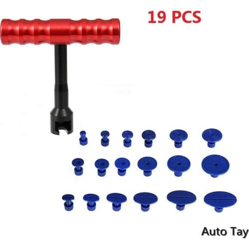 Metal Car Dent Repair Puller Plastic Gasket Sheet No Glue Universal Hail Pit Sagging Repair Kit Car Repair Tools