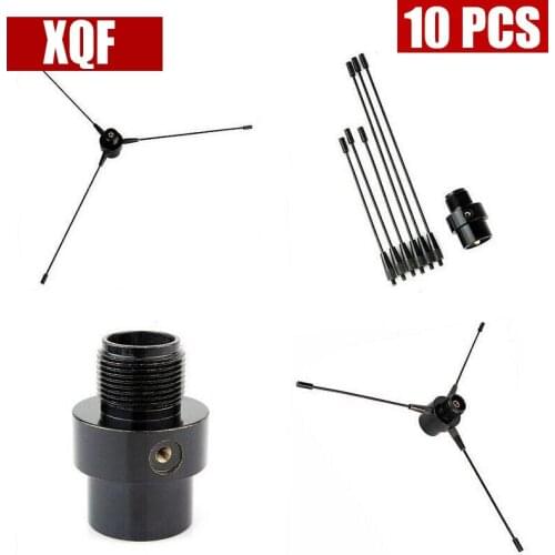 XQF 10PCS RE-02 Mobile Antenna Ground UHF-F 10-1300MHz For Car Radio for KENWOOD MOTOROLA YAESU ICOM Two Way Radio