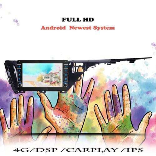 Multimedia Video Player Car Radio For Toyota Camry 8 XV 70 2017 2018 2019 2020 Android 10 Navigation GPS DVD Head Unit Cassette