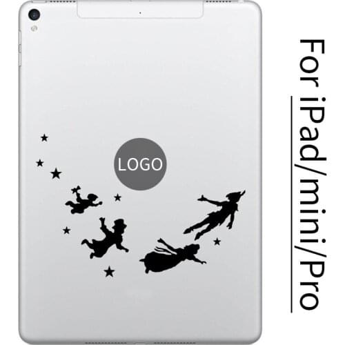 Peter Pan Flying to Neveland Tablet Decal Sticker for 9.7" iPad/7.9" Mini iPad/10.5" 11" 12.9" iPad Pro Laptop Skin Sticker