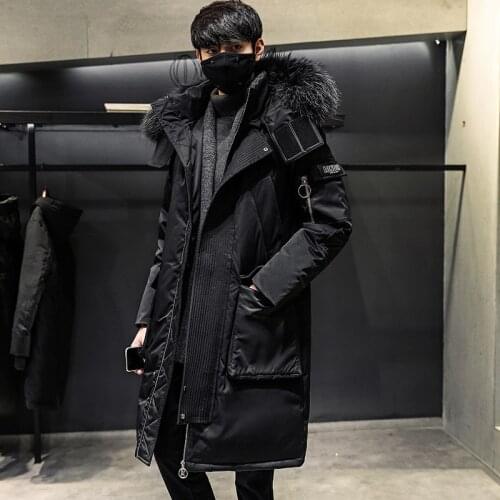 Neverfunction Men's Long Down Jackets