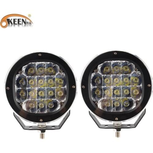 OKEEN High Power 5'' Led Light Bar 80W Work Light Spot Beam Led Bar 12V 24V Driving Light for 4x4 Off Road Tractor Car Fog Lamps