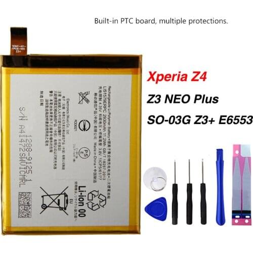 Original 2930mAh Battery For Sony Xperia Z4 Z3 NEO Plus SO-03G Z3+ E6553 AGPB015-A001