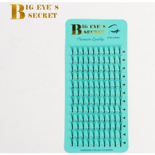 Big eyes secret 6D Volume lashes C D Curl Premade Fans Individual Eyelash Extension Fake False Eyelashes Free Shipping