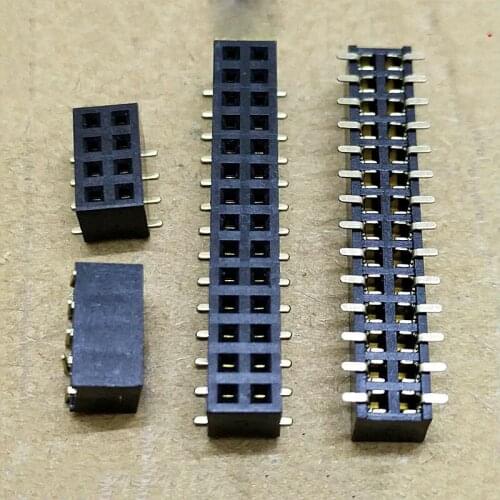 Pitch 2.0MM Double Row Vertical SMD Female Header Pin Header 2 * 3/4/5/6/8/10 ～ 40P